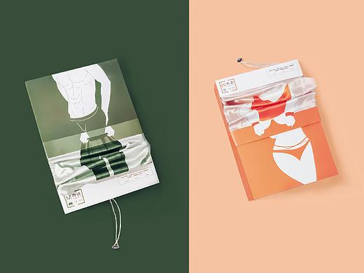 零九六零内衣品牌互动性包装设计