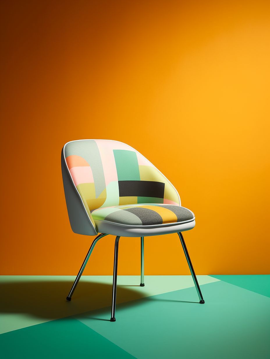 复古抽象椅子设计