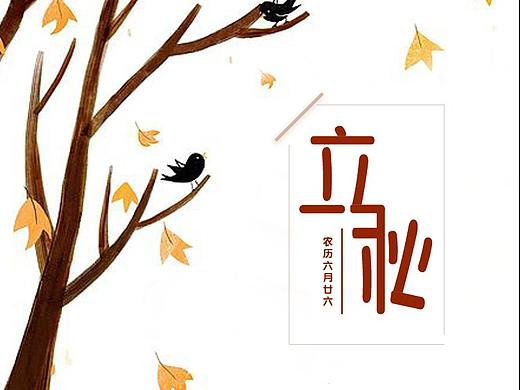 立秋海报