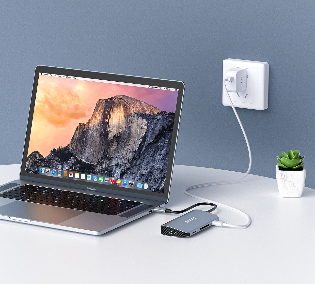 飞利浦Type-c多功能扩展坞笔记本转接器