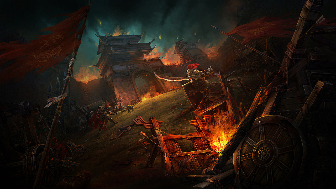 决战长安（图ZODE2MDc2MjQ=） - 游戏原画 - 站酷设计师猛彁_RM原创素材 - 站酷ZCOOL