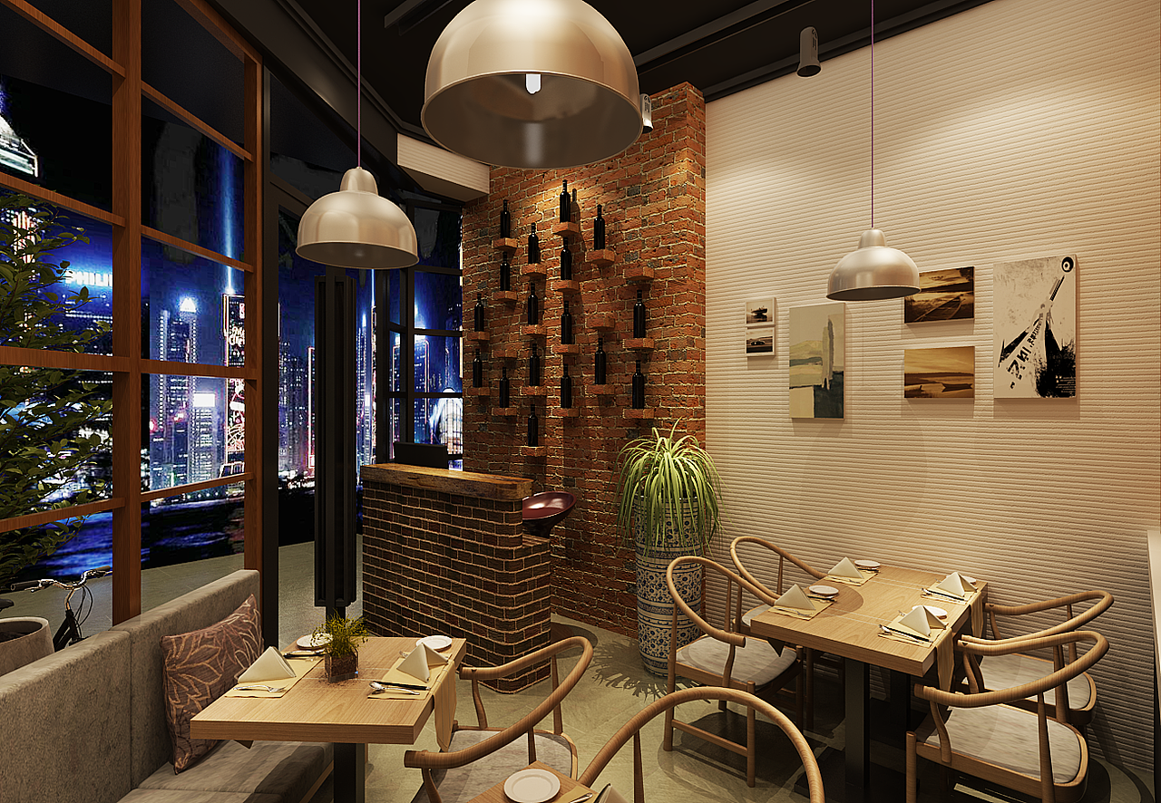 重庆小面小面馆面馆店面装修