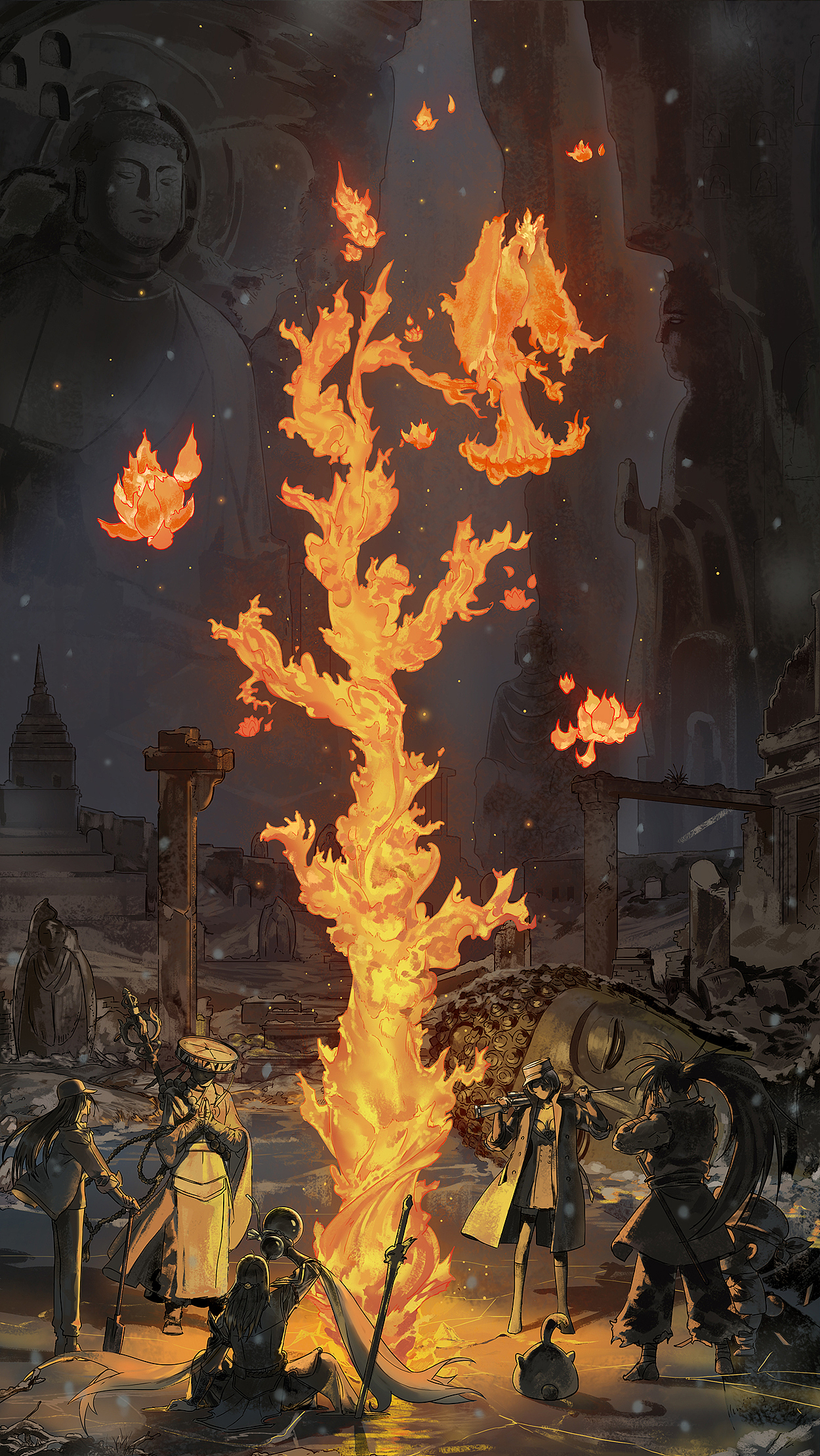 《龙珠超布罗利》，腾讯2018TCG宣传 以及一些商稿（图ZMTYwNzIzNzA4） - 商业插画 - 站酷设计师麦伢原创素材 - 站酷ZCOOL