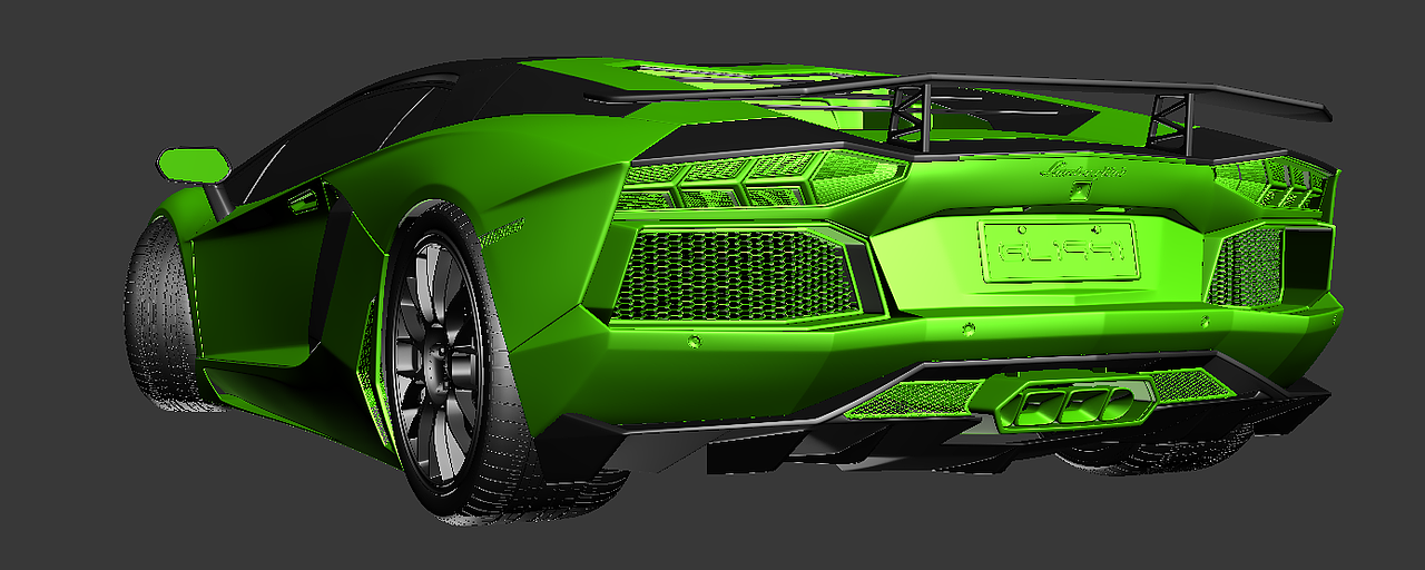 3DMAX建模Lamborghini Aventador LP700-4（图ZMjMwNTA3NDQ=） - 机械/交通 - 站酷设计师XIANHUA原创素材 - 站酷ZCOOL