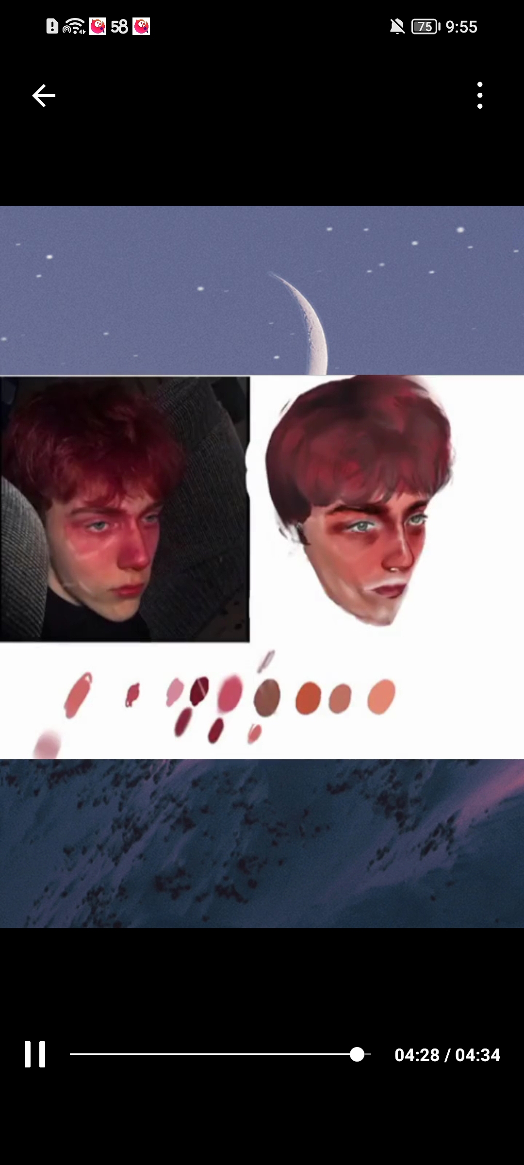 摸板子半个月的画渣