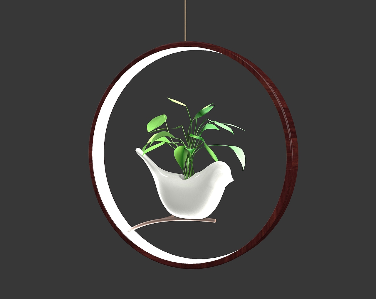 卧室氛围灯壁灯绿植灯设计（图ZMTcwNTI5OTYw） - 生活用品 - 站酷设计师蔡晓乖原创素材 - 站酷ZCOOL