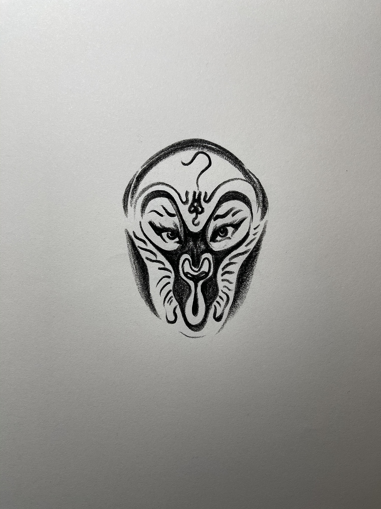 悟空脸谱画语者邓宇