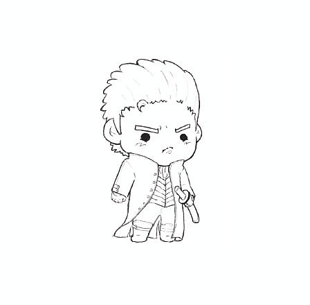 鬼泣5维吉尔q版练习