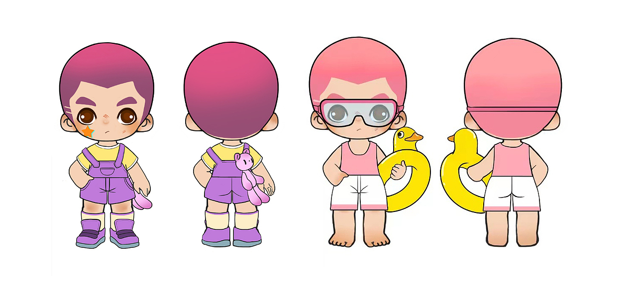 潮玩IP | 你的男孩 小bee仔 LITTLE BEE STUDIO（圖ZMjc1OTA3NTgw） - 玩具 - 站酷設(shè)計師MOLUMOLU原創(chuàng)素材 - 站酷ZCOOL