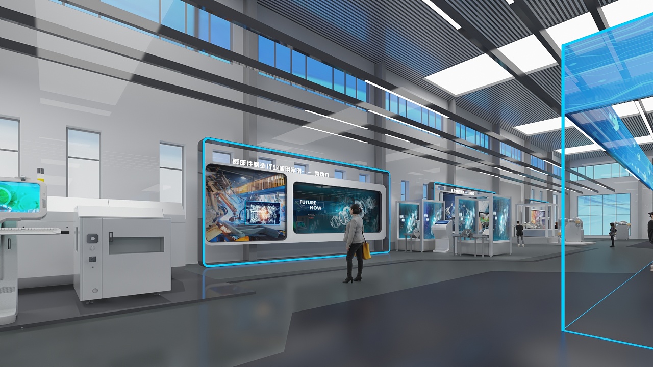 一个临展类型的展厅|空间|展陈设计|海岸9号桌 - 原创作品 - 站酷