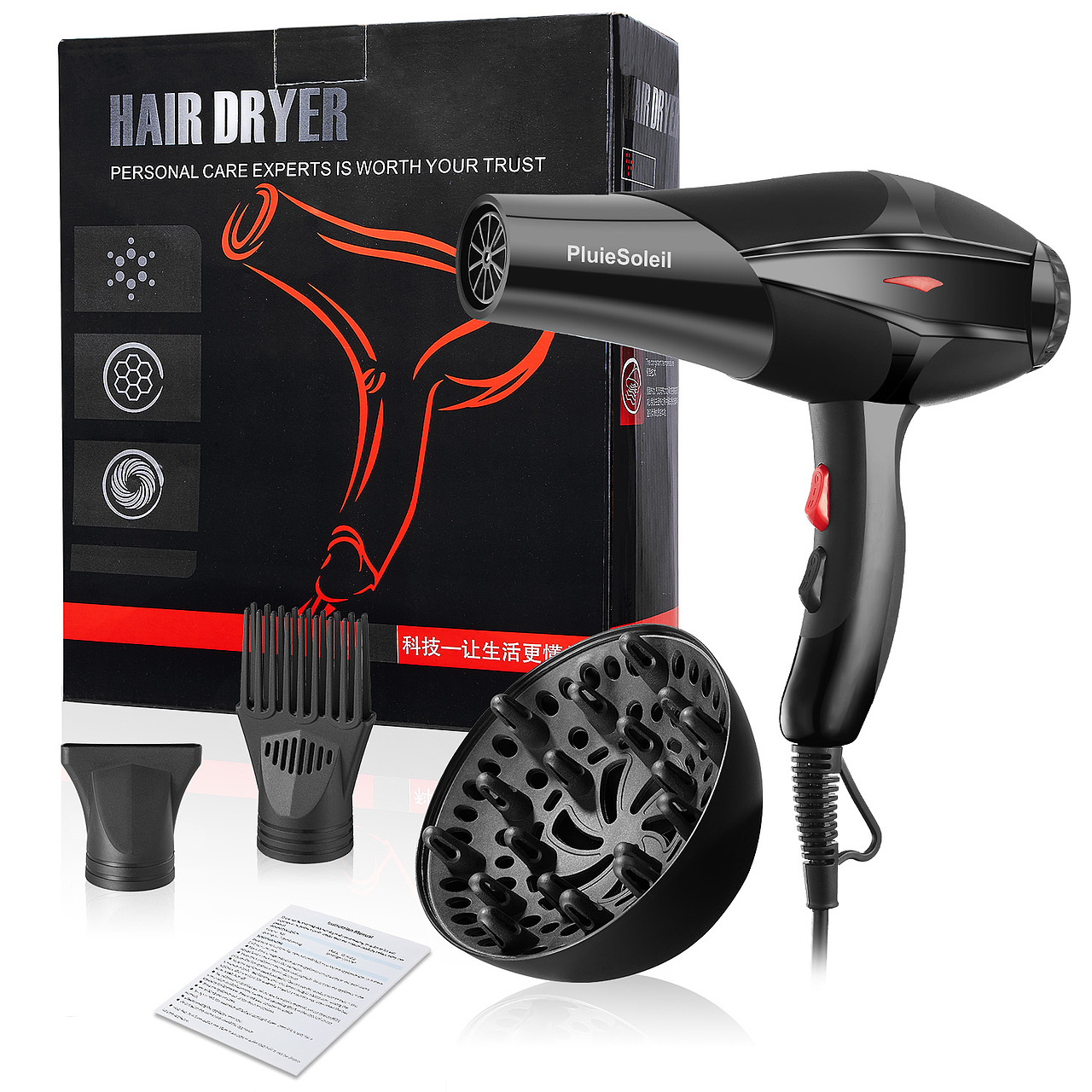 亚马逊主图A+设计美工图片处理产品拍摄 吹风机