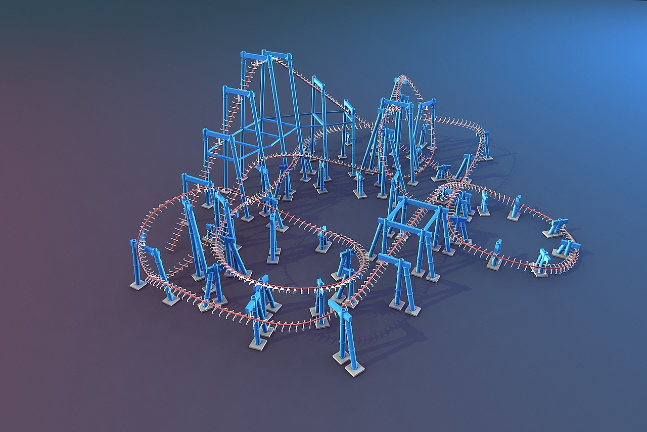 三维风格地图单栋模型小样(32p)
