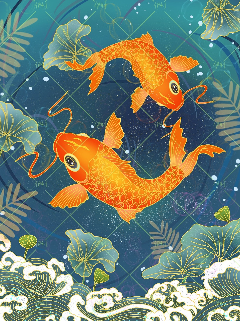 国潮锦鲤