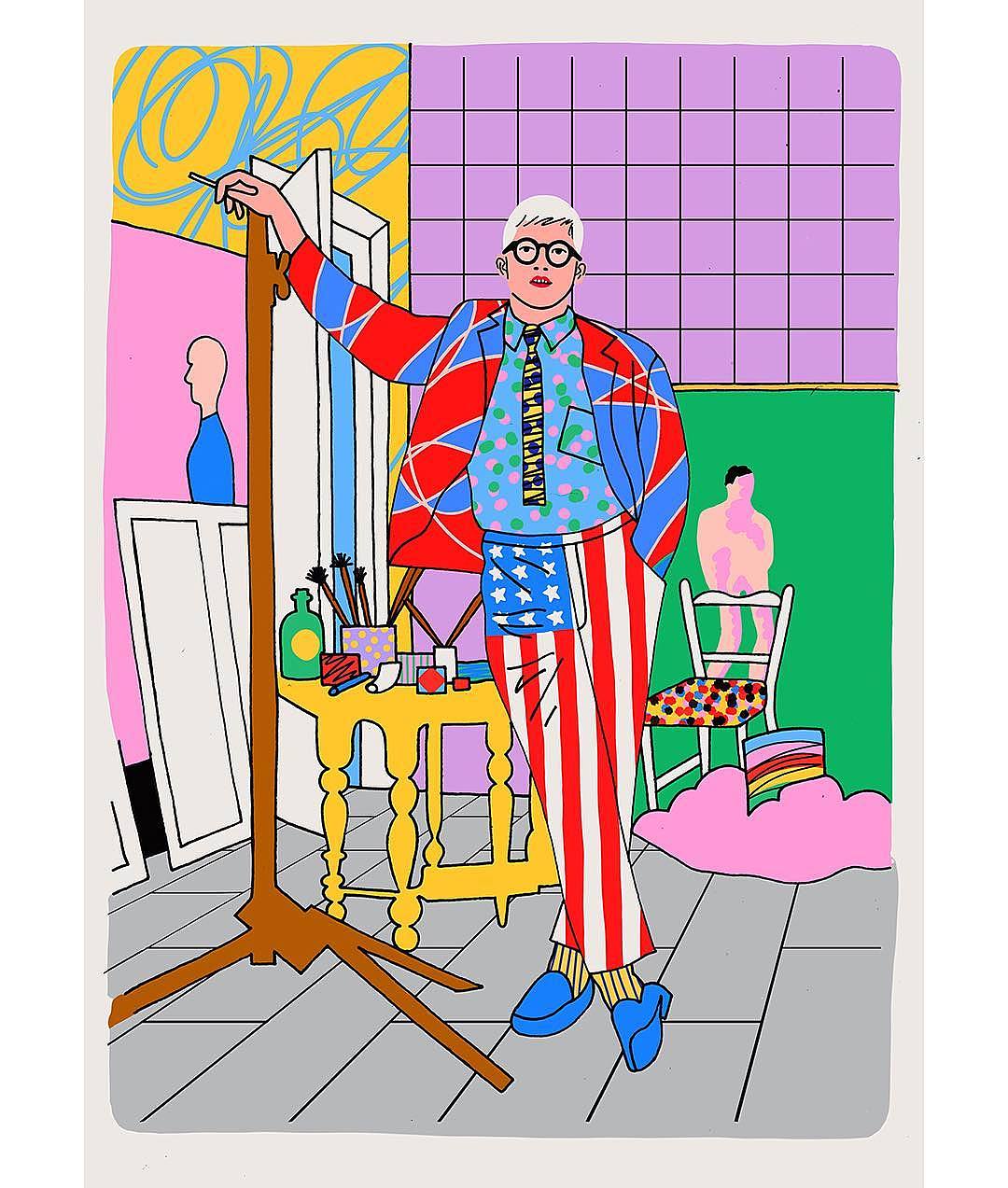 插画欣赏/Joel Burden（图ZMjQyNDU4ODA4） - 艺术插画 - 站酷设计师小王不酷原创素材 - 站酷ZCOOL