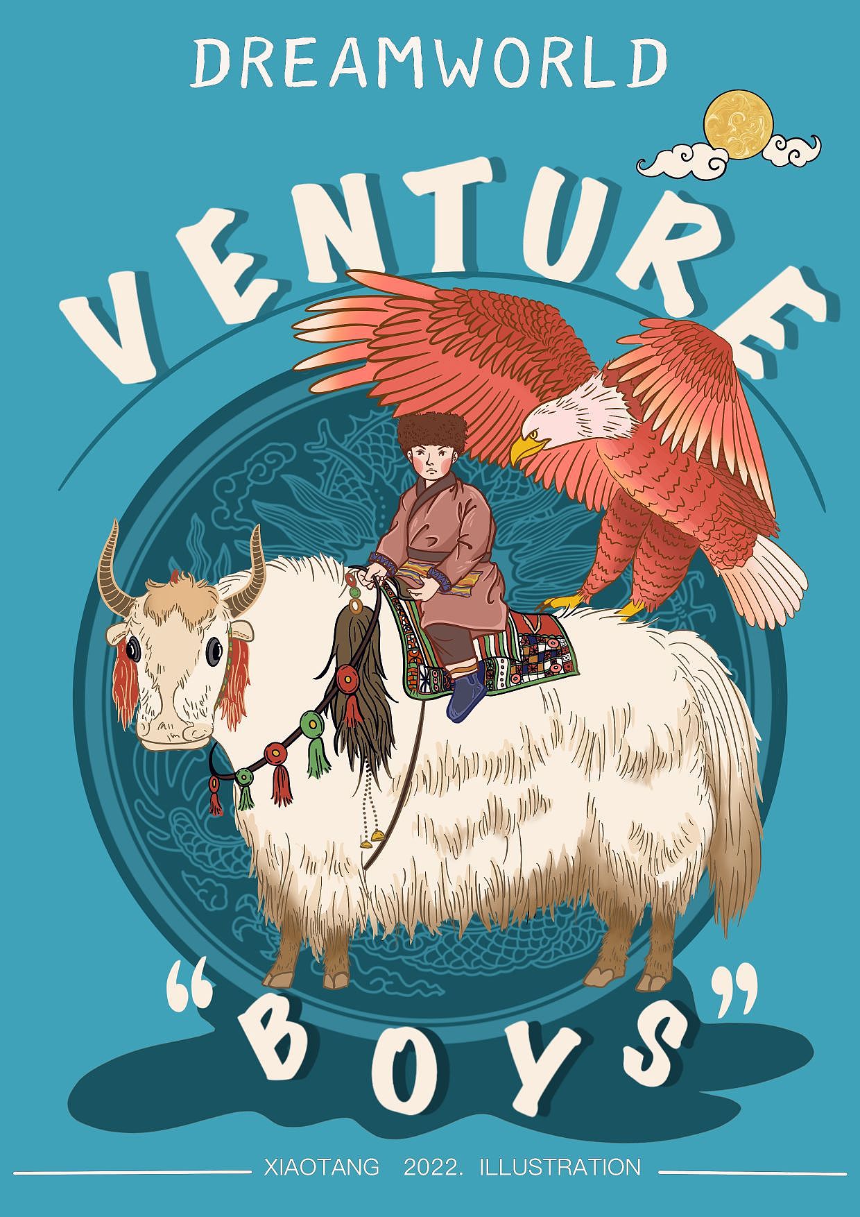 原创插画《共生》系列