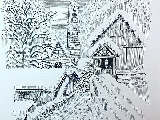 大雪覆盖