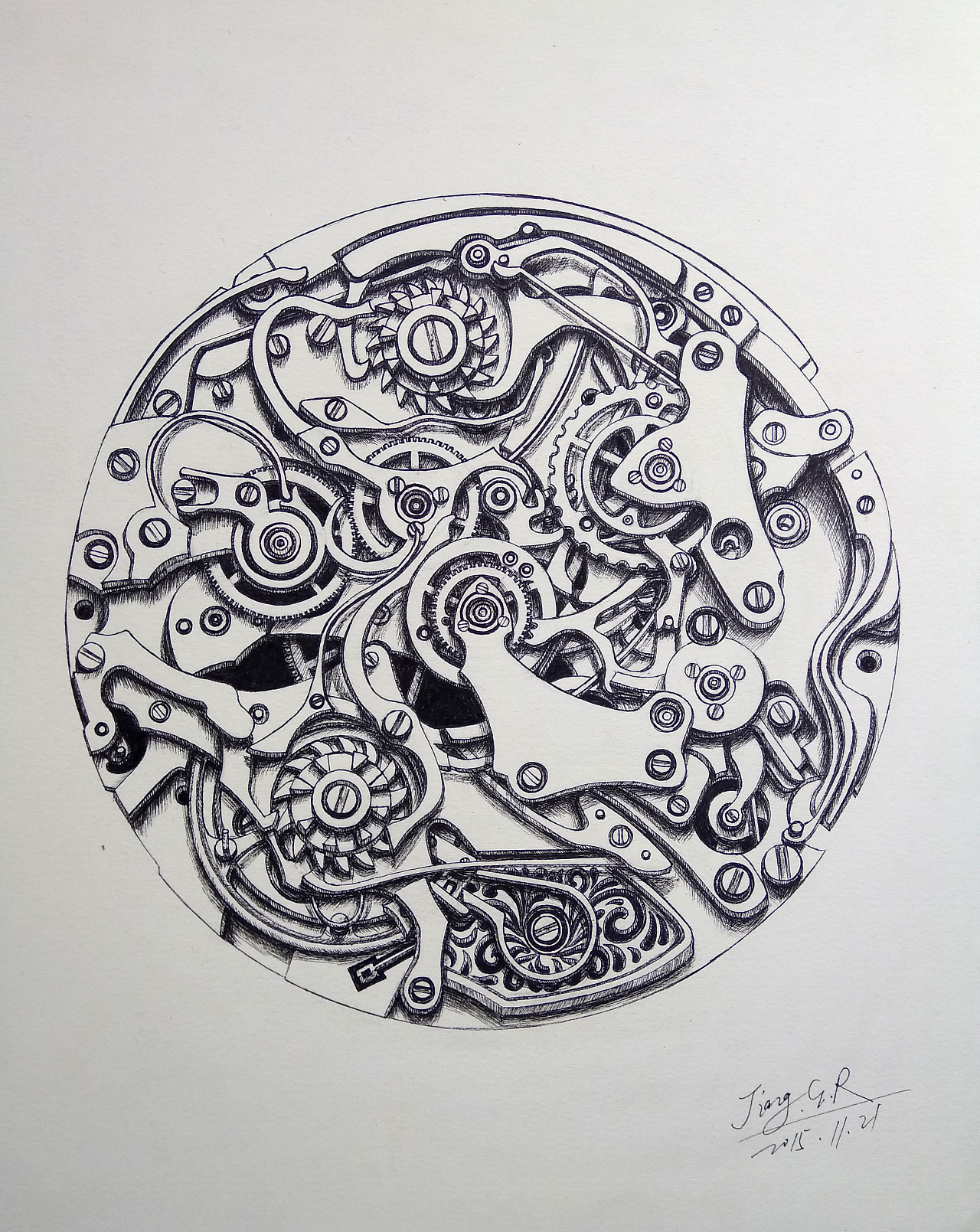 齿轮|插画|创作习作|帮主j - 原创作品 - 站酷 (zcool)