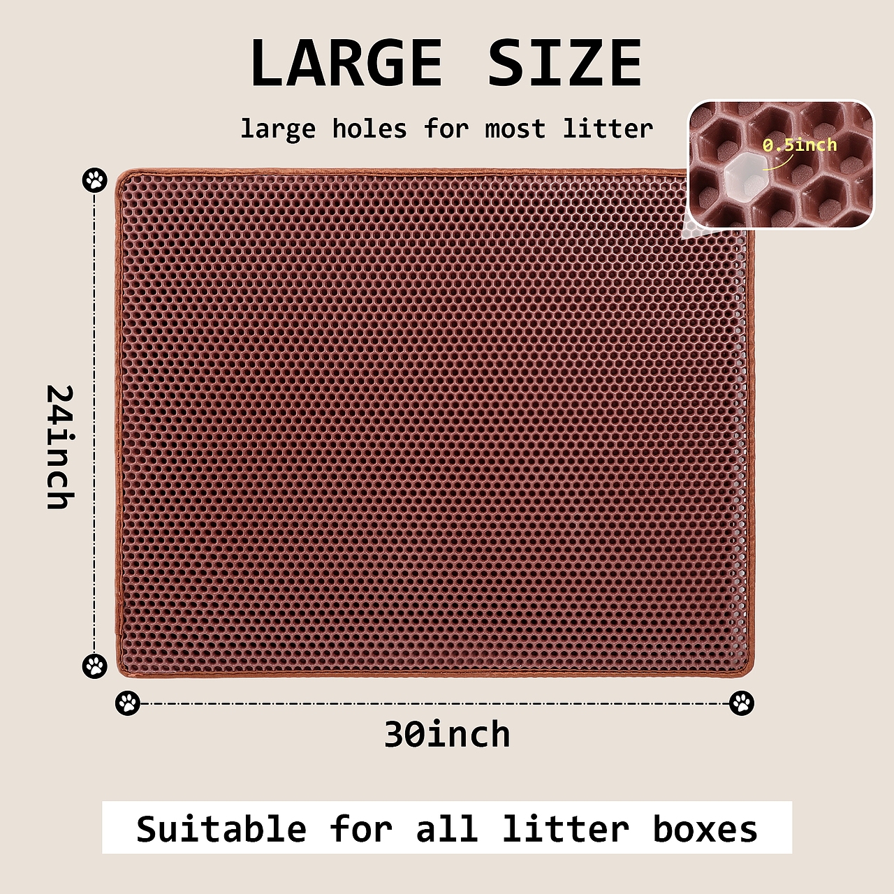 亚马逊猫砂垫主图设计