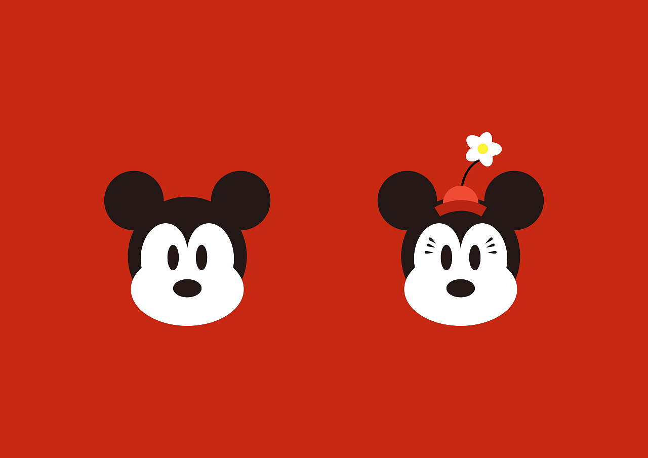 儿童卡通形象设计 ai矢量扁平风插画