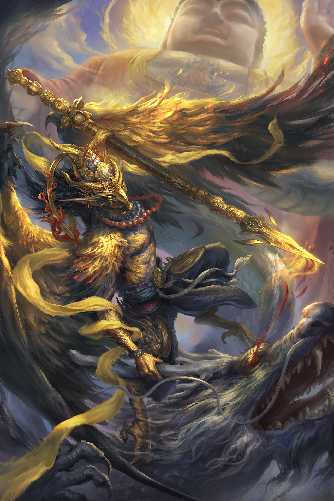 《满江红》系列卡牌插画(上)