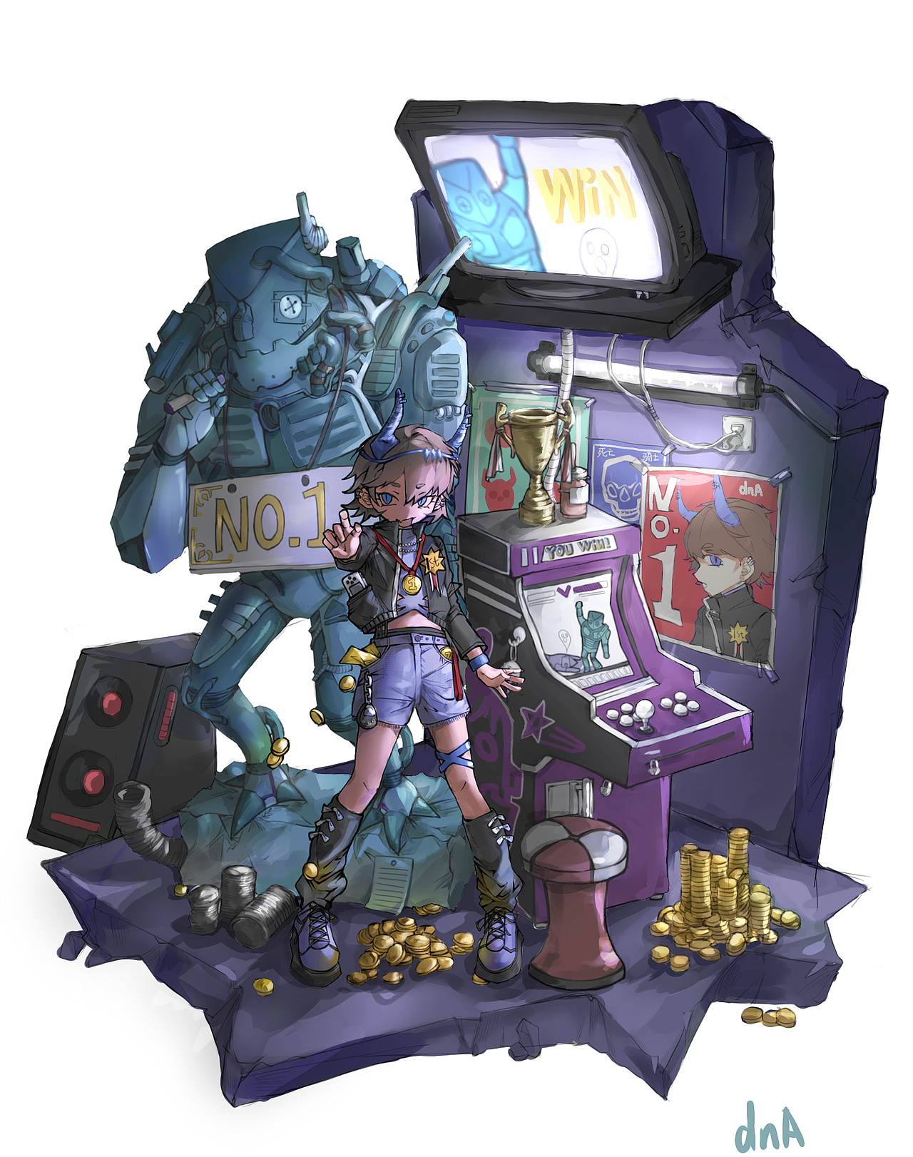 游戏高手（图ZMjkxMDQ0NzA4） - 创作习作 - 站酷设计师左某人dna原创素材 - 站酷ZCOOL