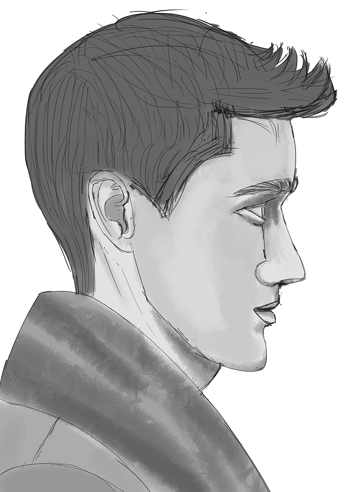 201905月男性头像 眼睛练习|插画|创作习作|小四zcheng_原创作品-站酷