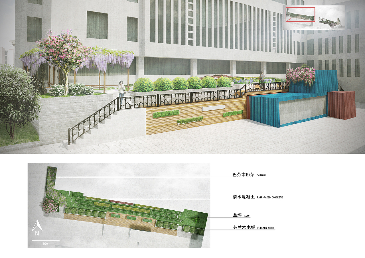 校园绿地景观设计作业（图ZMjEwMzYyNzU2） - 景观设计 - 站酷设计师多克maddogg原创素材 - 站酷ZCOOL