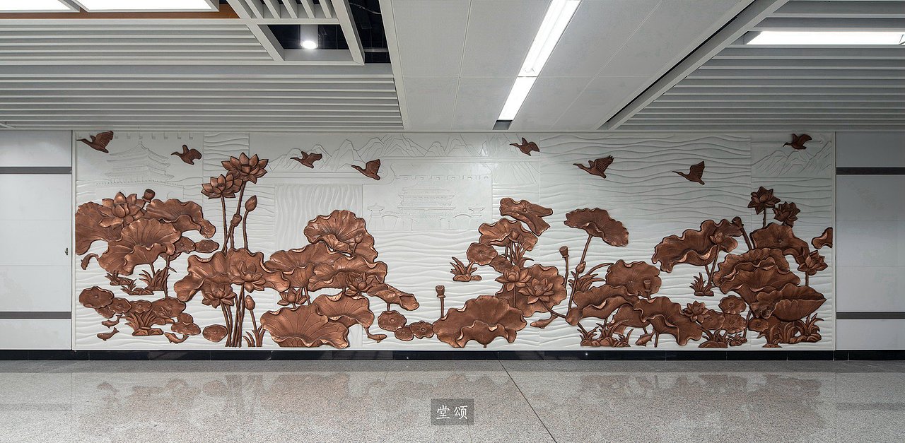 西安地铁四号线文化墙（图ZMTQzNTMyMDA4） - 环境/建筑摄影 - 站酷设计师西安颂之原创素材 - 站酷ZCOOL