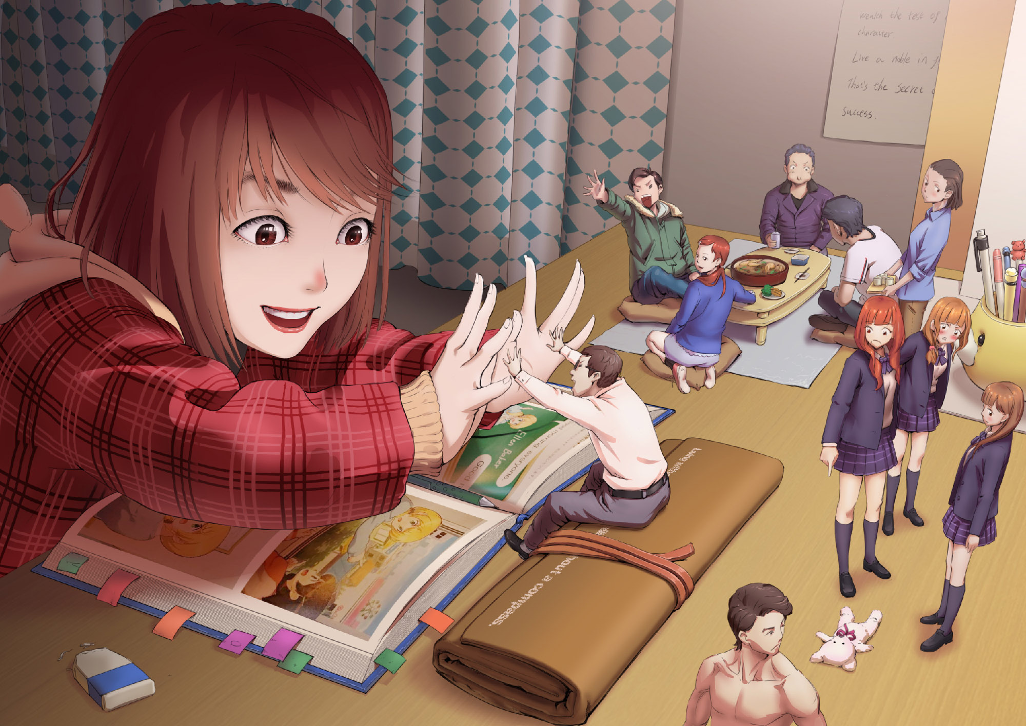 垫底辣妹同人图