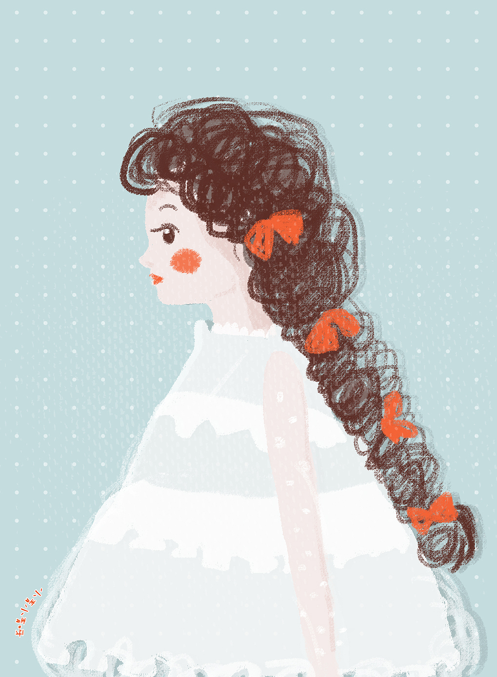 3-9月矢量風(fēng)格人物練習(xí)（圖ZMTI3OTI0ODgw） - 創(chuàng)作習(xí)作 - 站酷設(shè)計(jì)師小青小青呀原創(chuàng)素材 - 站酷ZCOOL