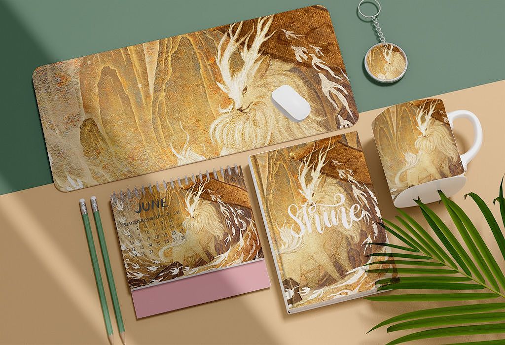 最近的板绘岩彩插画作品集（图ZMzU0MzYzNTY4） - 商业插画 - 站酷设计师一捆白菜的白菜原创素材 - 站酷ZCOOL