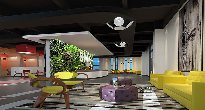 西安创意风格办公室设计效果图（图ZMjM0Nzk2NDIw） - 家装设计 - 站酷设计师西安办公室装修原创素材 - 站酷ZCOOL