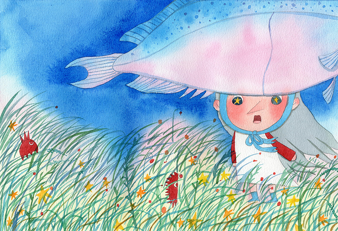 《鱼》（图ZMTUzMTI1ODEy） - 绘本 - 站酷设计师小梨子anner原创素材 - 站酷ZCOOL