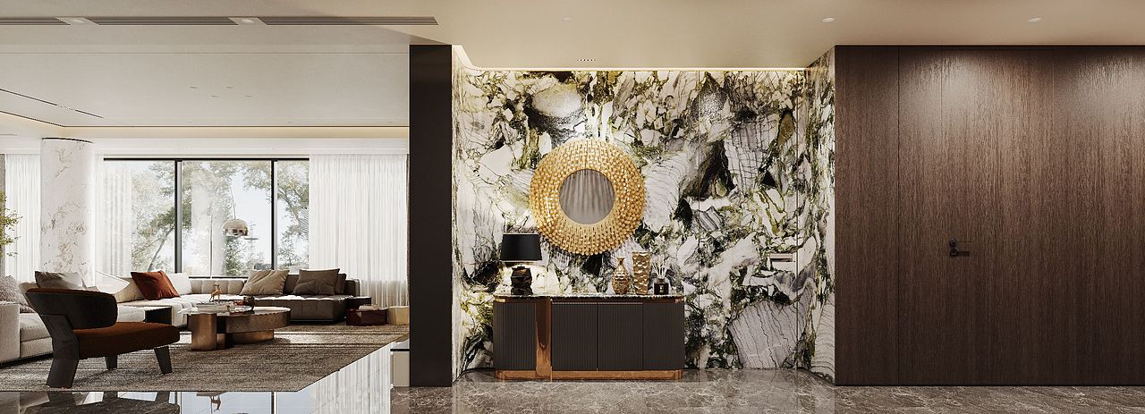 现代轻奢|客餐厅效果图