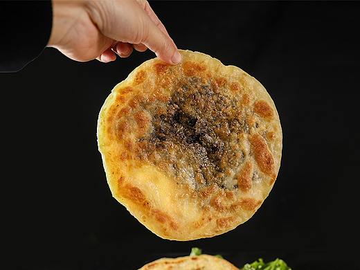 食品类目 美食 梅菜扣肉饼拍摄 黑衣人摄影