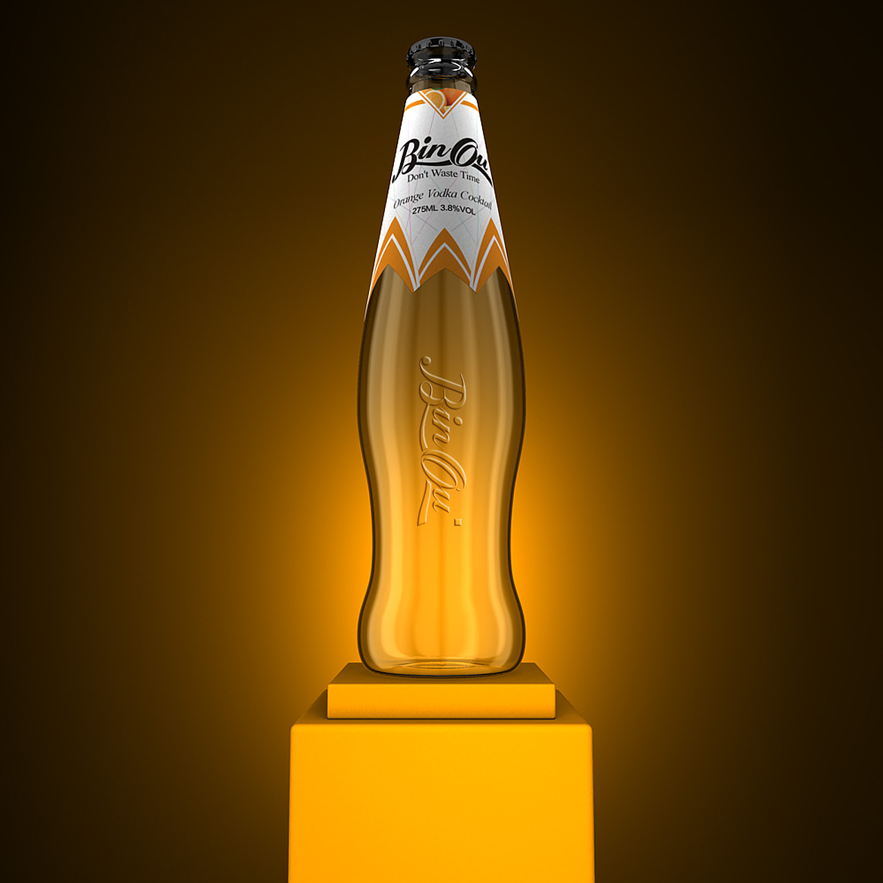 三维鸡尾酒设计