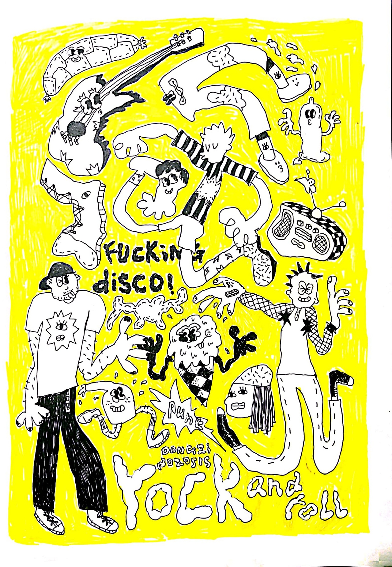 涂鸦（图ZMjE3NDQ0NzA0） - 新锐潮流插画 - 站酷设计师Dongzi冬子原创素材 - 站酷ZCOOL