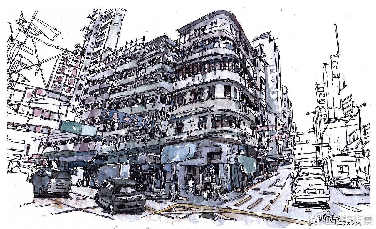 《香港》手绘合集