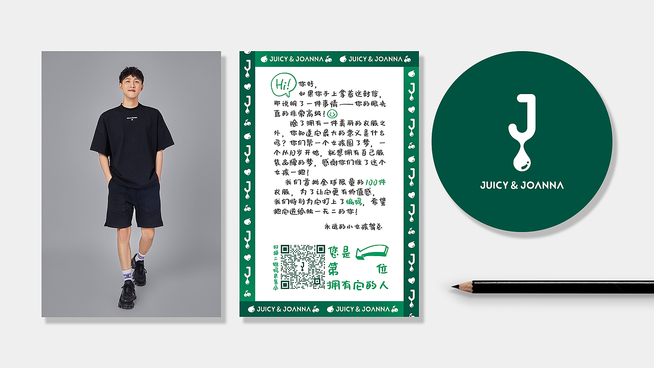 JUICY&JOANNA橘子樱桃时尚儿童品牌VI设计