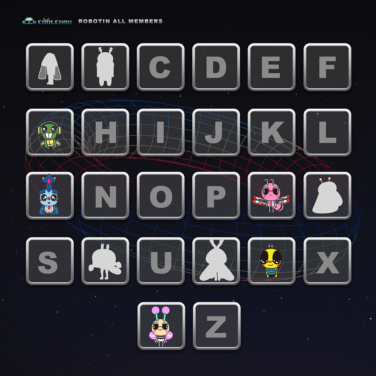 ROBOTIN-科幻治愈系昆虫IP（图ZMjkxNTk3MzY0） - IP形象 - 站酷设计师coolchou原创素材 - 站酷ZCOOL