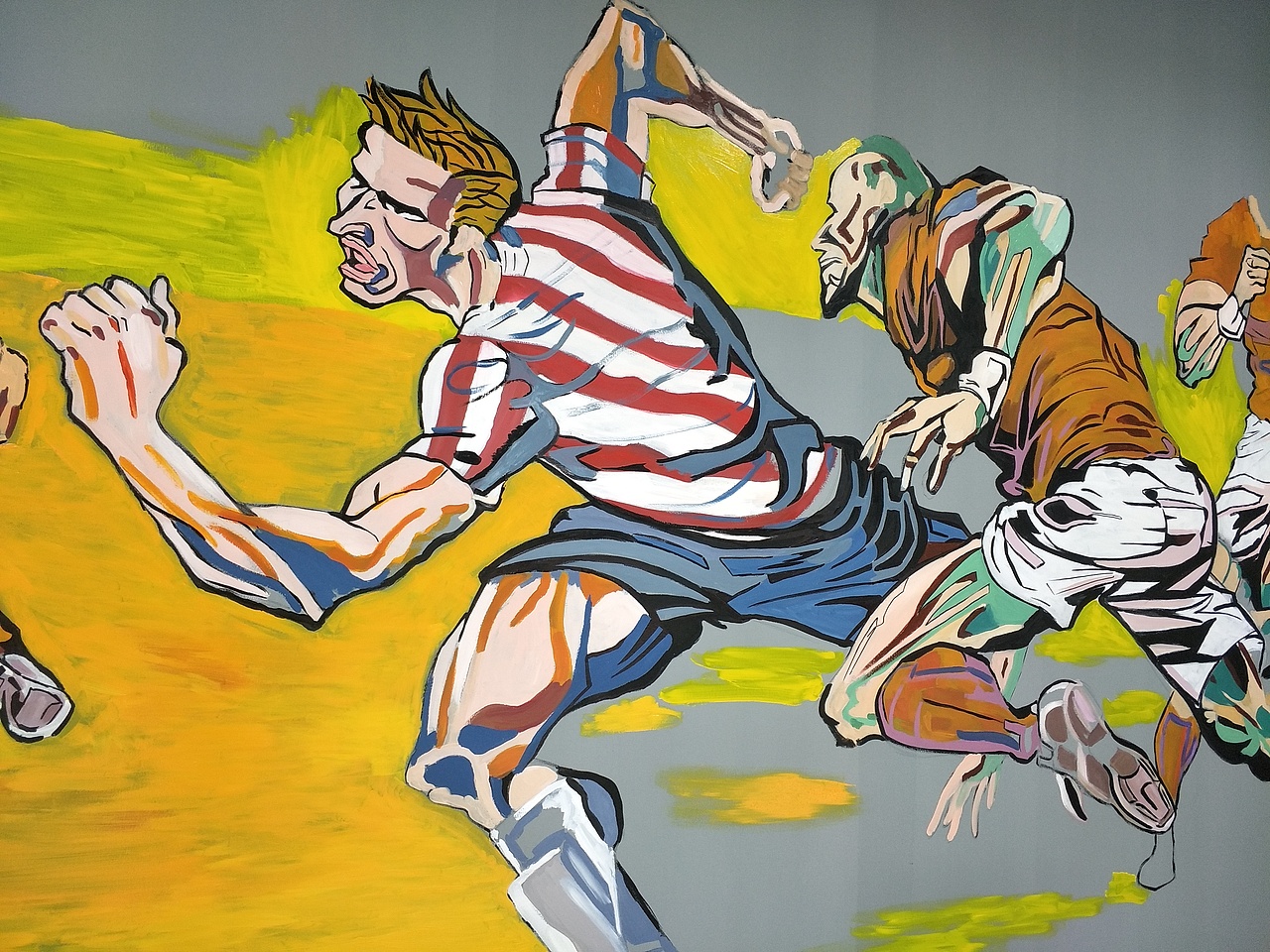 儿童体能运动馆手绘墙