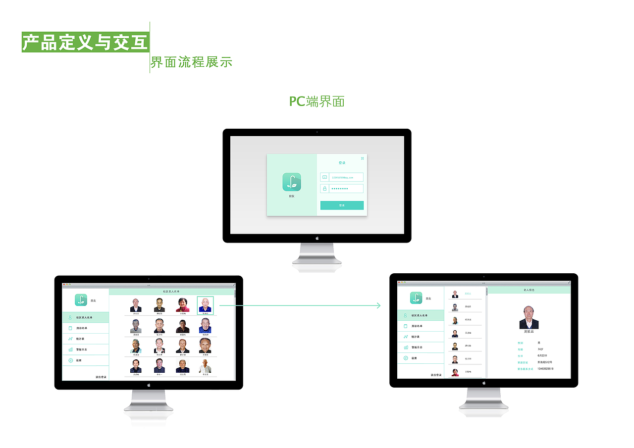 空巢老人健康服务系统解决方案（图ZNTU0NTcyNTI=） - APP界面 - 站酷设计师动感小企鹅原创素材 - 站酷ZCOOL
