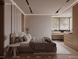 奶呼呼甜美現(xiàn)代風(fēng)臥室?效果圖表現(xiàn)?