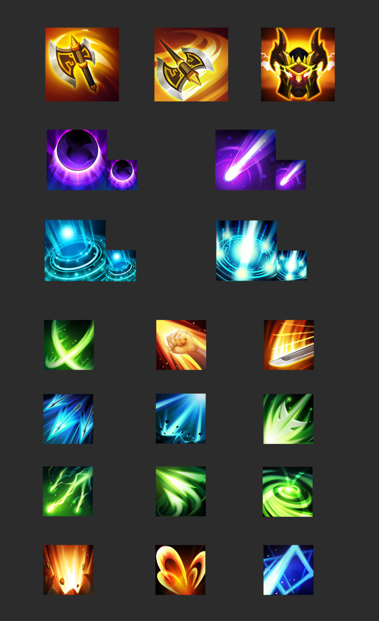 之前画的技能图标|ui|游戏ui|neccc - 原创作品 - 站酷 (zcool)