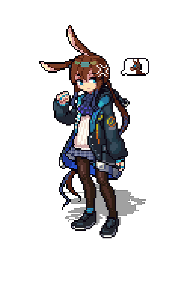 明日方舟像素图（图ZMTc1NDg0MTI0） - 像素画 - 站酷设计师菜鸡有人原创素材 - 站酷ZCOOL