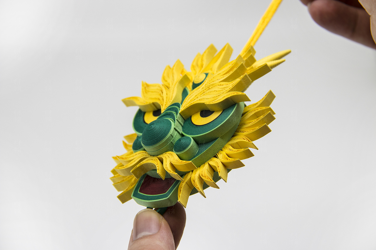 衍物- 《青龙》衍纸挂饰