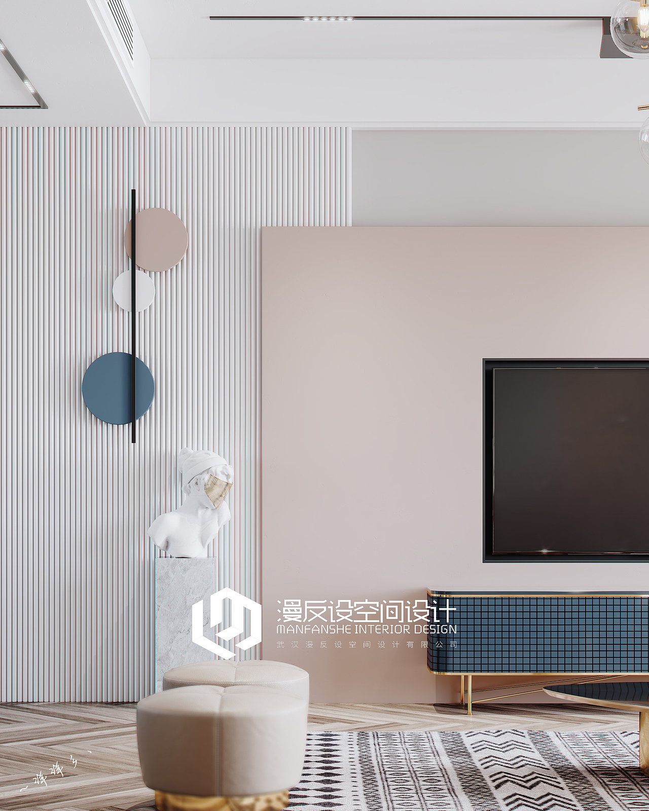 日常搬砖系列-VR现代轻奢客厅