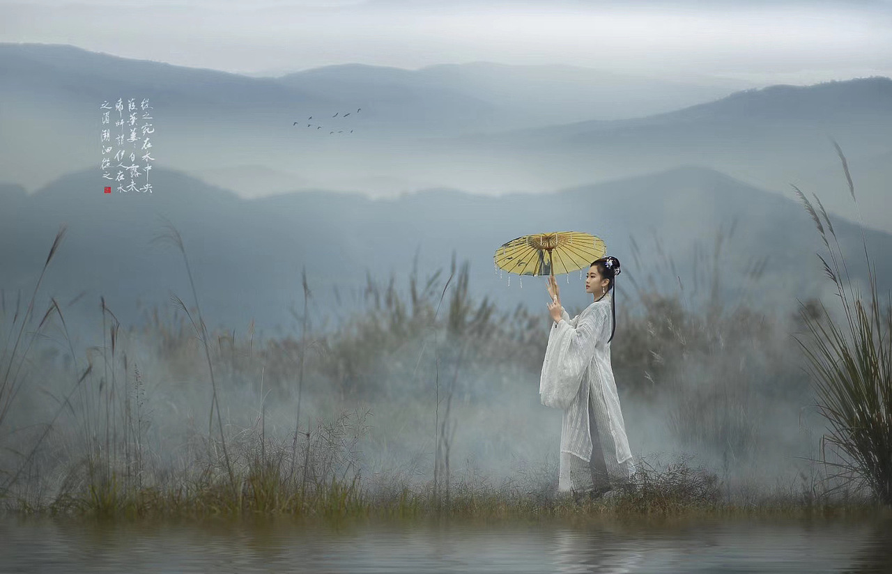 古风天青色等烟雨