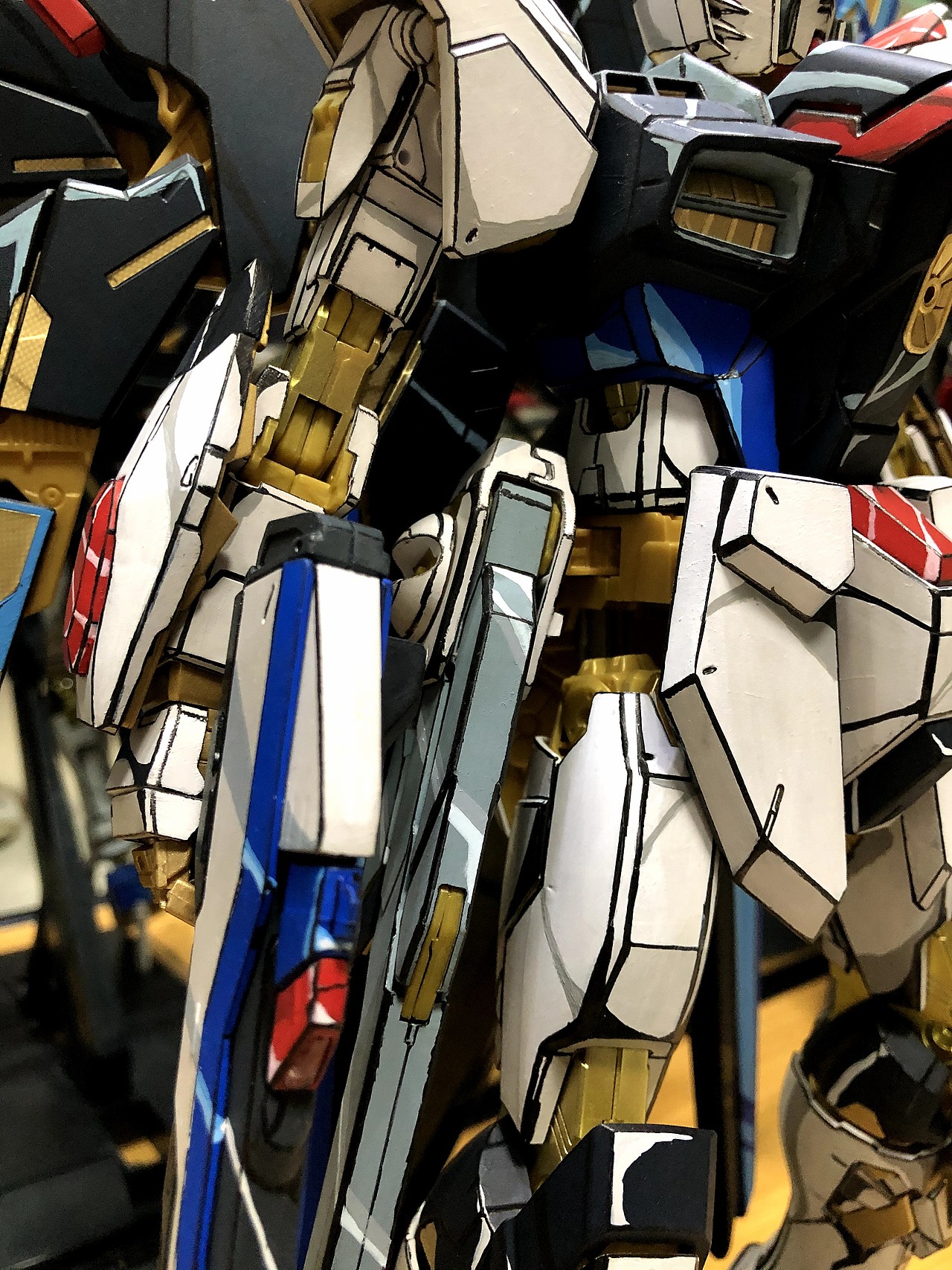 高达二次元涂装 强袭自由 zgmf-x20a pg