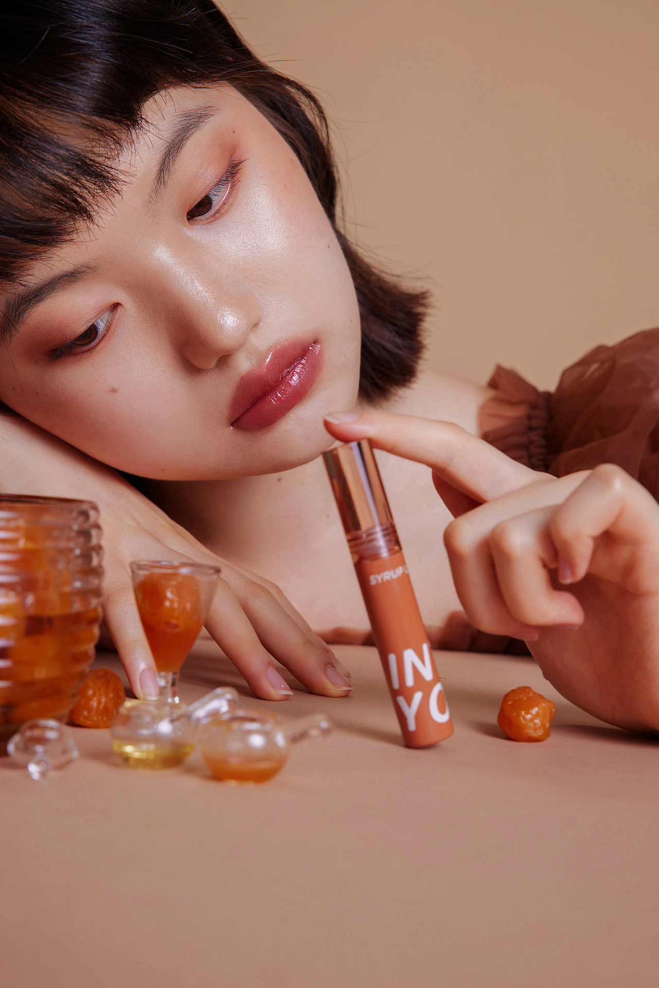 糖浆唇蜜| 给生活抹点蜜，甜蜜又天然的诱惑（图ZMzQ5NjMwMjQ0） - 人像摄影 - 站酷设计师他是33原创素材 - 站酷ZCOOL